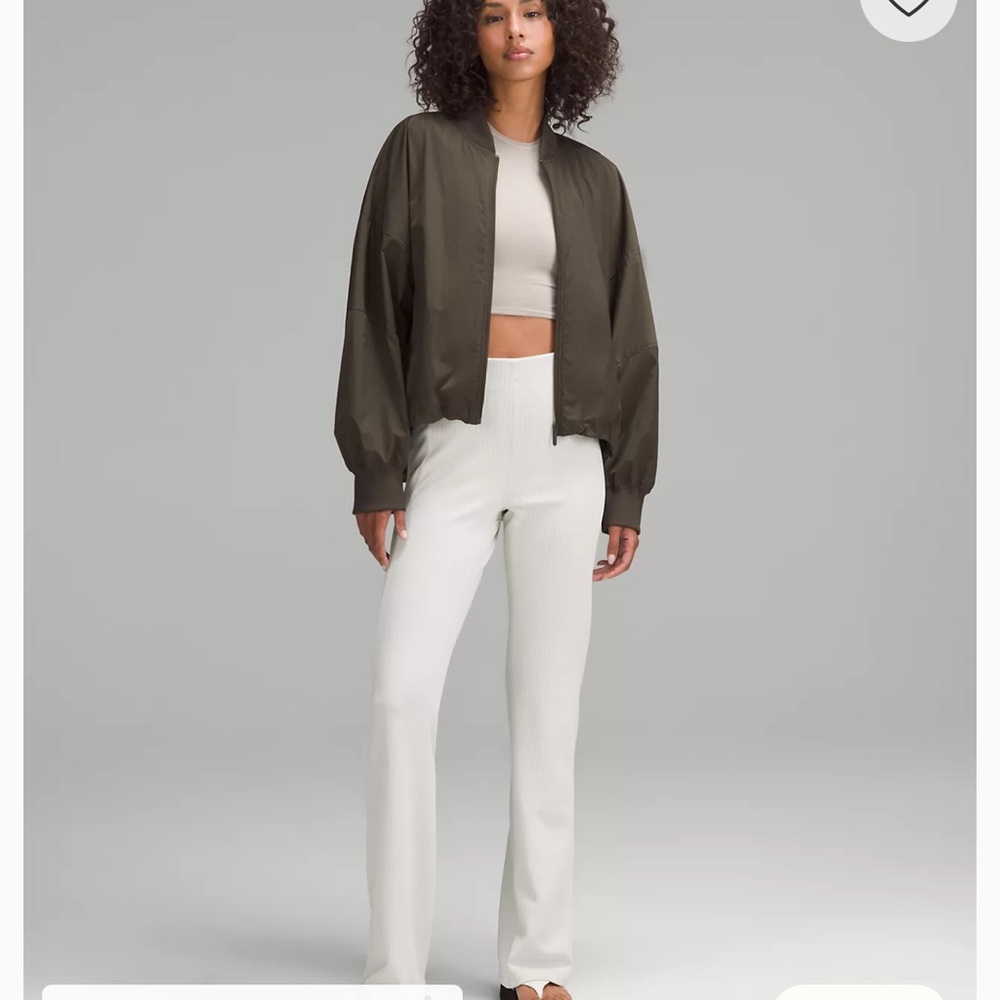 Lululemon ribbed soft strewn flare pant